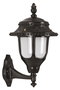 Opviq Lámpara de Pared Exterior Negra BAP-68180-BSY-M2